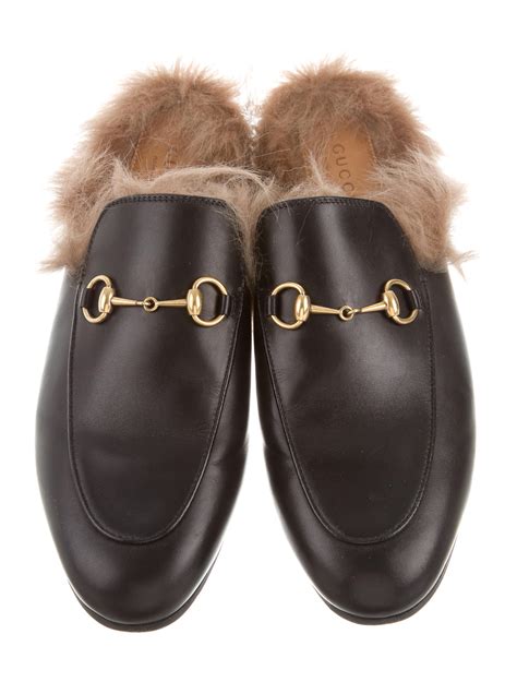 gucci fur princetown|gucci princetown fur sale.